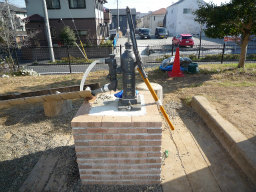 上総掘り 井戸 完成